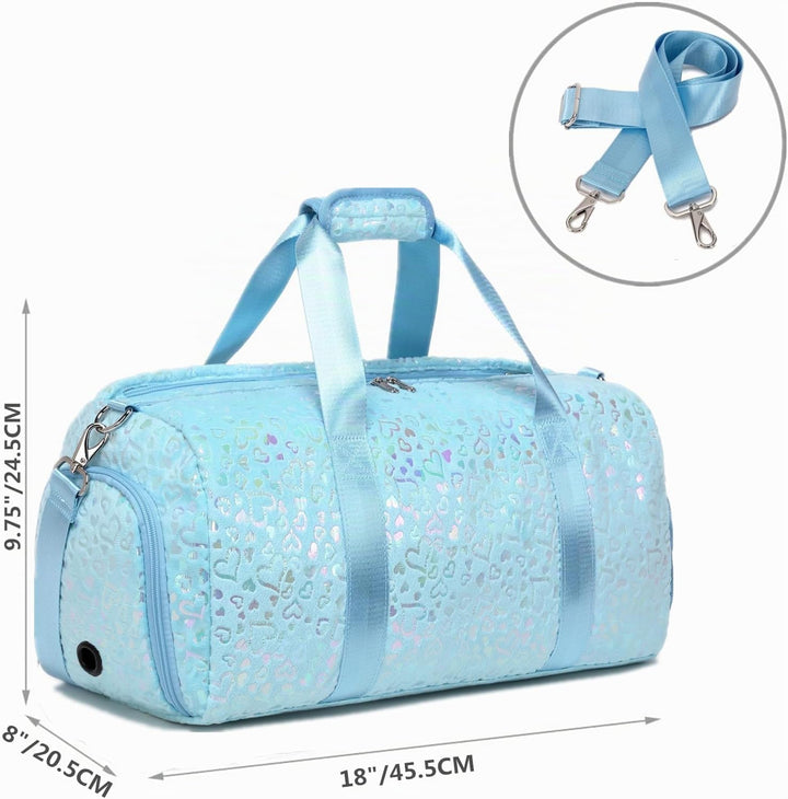 Reisetasche Kinder Sporttasche Kinder Mädchen Kleine Reisetasche Sporttaschen Saunatasche Schwimmtas