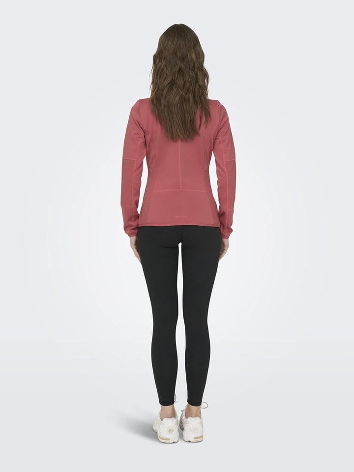 ONLY Damen Onpjetta Hn Fleece Jck Noos Jacke, S Mineral Red