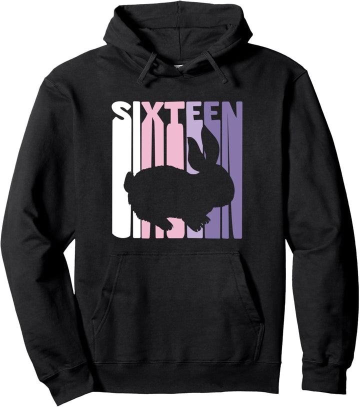 16. Geburtstag Geschenk Hase Kaninchen Fan 16 Jahre Mädchen Pullover Hoodie