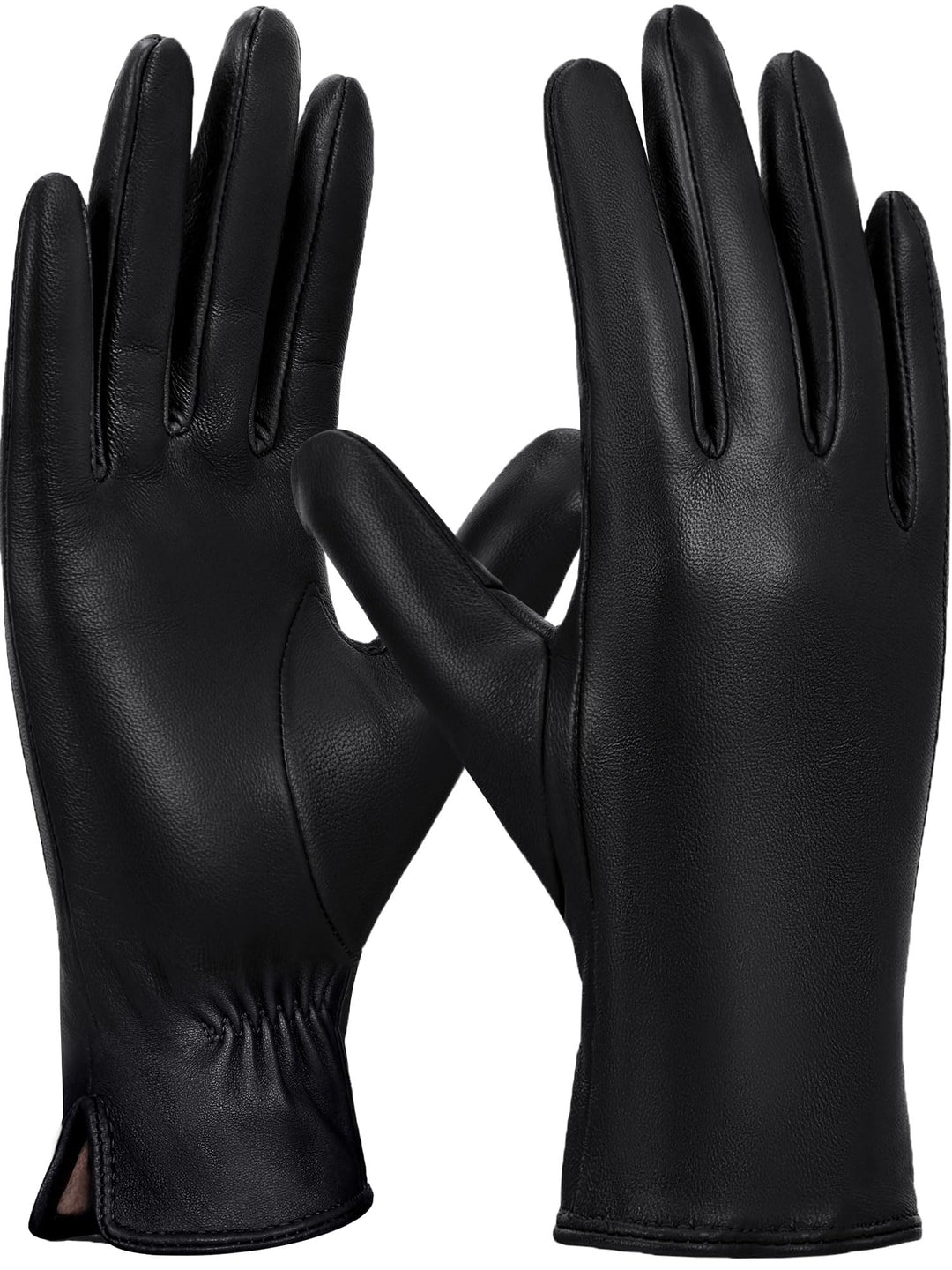 GSG SINCE 1998 Lederhandschuhe für Damen aus Chromfreiem Schaffell – Wollgefüttert/Fleecegefüttert,