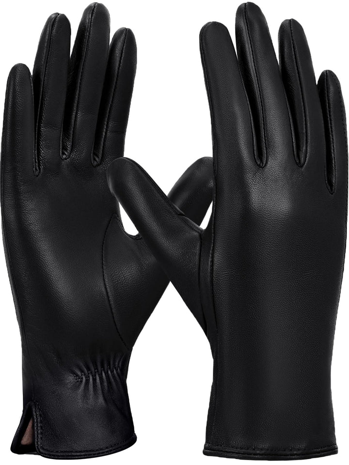 GSG SINCE 1998 Lederhandschuhe für Damen aus Chromfreiem Schaffell – Wollgefüttert/Fleecegefüttert,