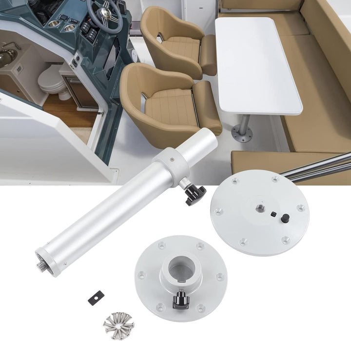 Tischbein, Standfuss 460 Bis 700 Mm, Verstellbar, 360 ° Drehbar, für Wohnmobil, Wohnmobil, Wohnwagen