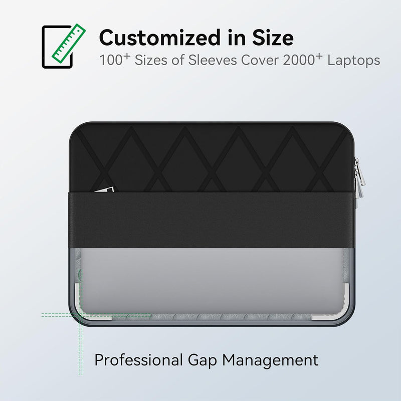 Smatree 13,3 Zoll Anti-Shock Laptop Sleeve Case wasserdichte Schutzhülle Slim Cover Massgeschneidert