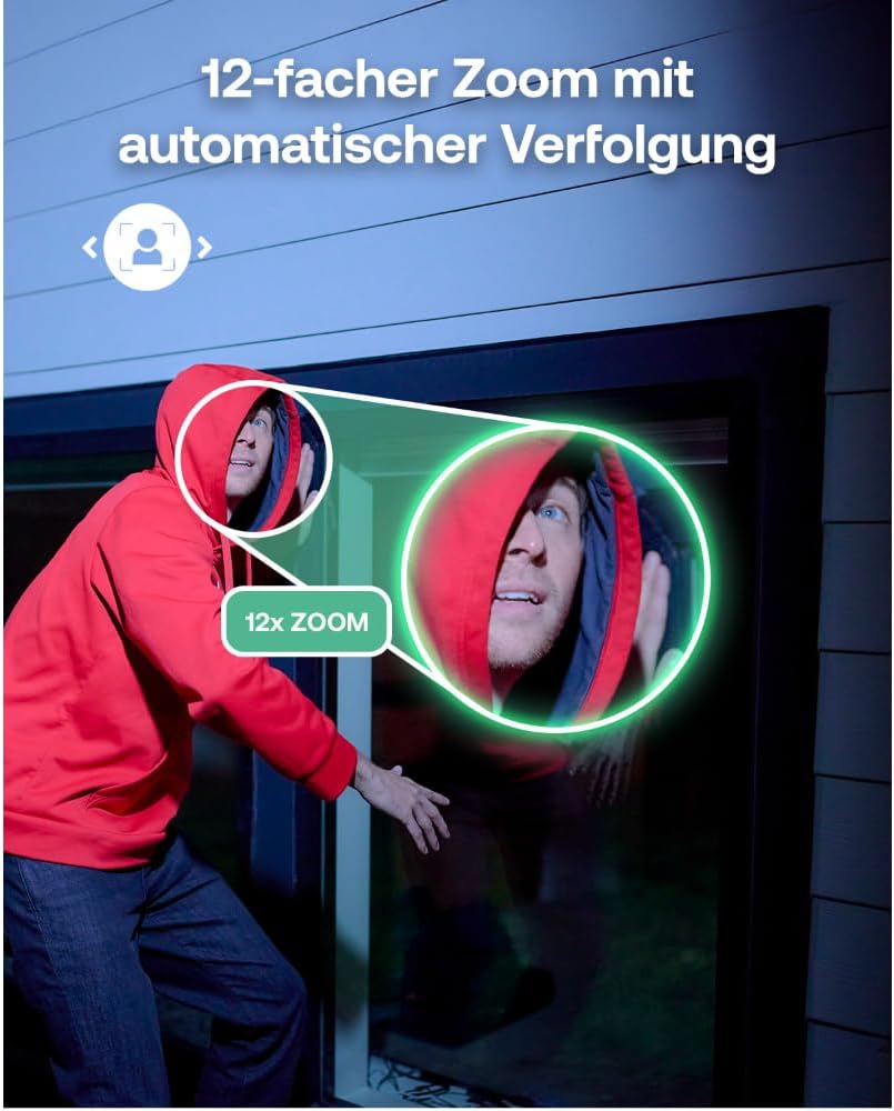Arlo Pro 6 Überwachungskamera Aussen WLAN, Kabellos, 2K+HDR, Farb-Nachtsicht, 160° Blickwinkel, Spot
