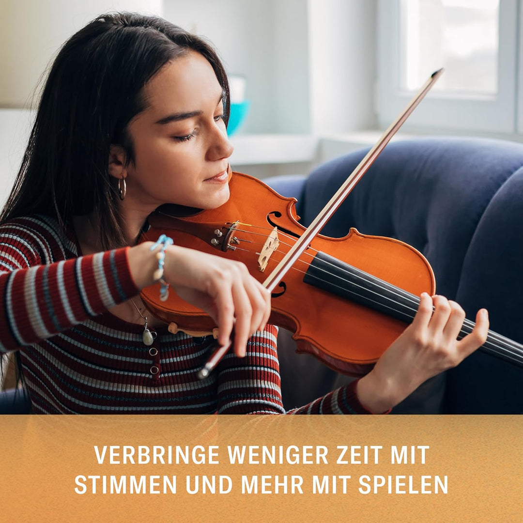 D'Addario Ascenté Geigensaitensatz, 1/8, mittlere Spannung 1/8 Scale Vollständiger Satz, 1/8 Scale V