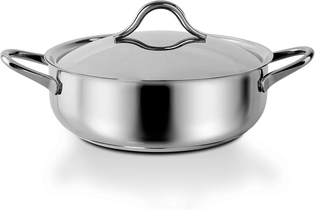 Barazzoni Sapore Italiano Batteria Batteria 11 pezzi silber/schwarz, Batteria 11 pezzi