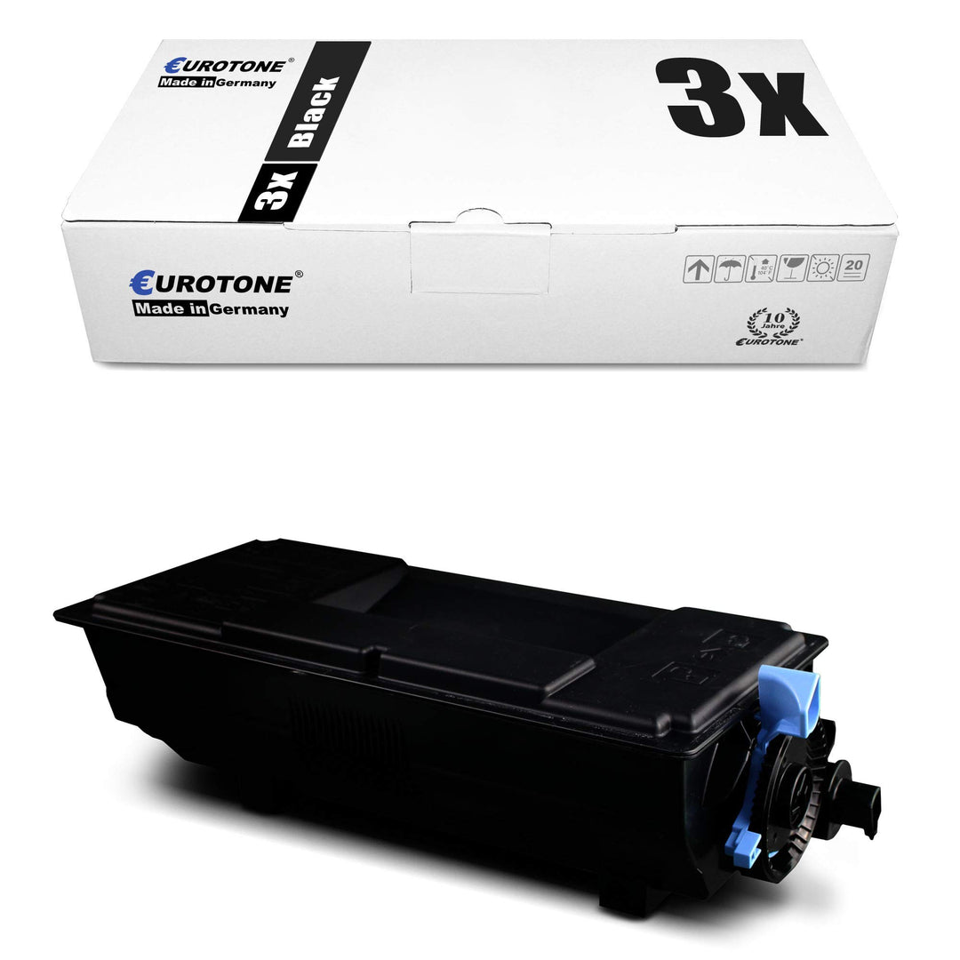 3X Müller Printware Toner für Kyocera ECOSYS P3055dn P3045dn P3060dn P3050dn ersetzt TK-3160 TK3160