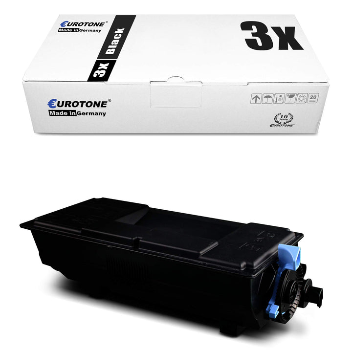 3X Müller Printware Toner für Kyocera ECOSYS P3055dn P3045dn P3060dn P3050dn ersetzt TK-3160 TK3160