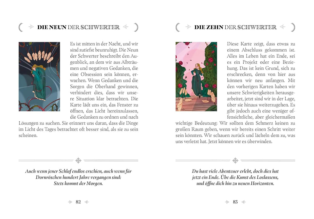 Magie des Märchenwaldes (VIVIDA): Tarotkarten, Märchen & Zauberpflanzen; Set mit Buch und 78 Karten,