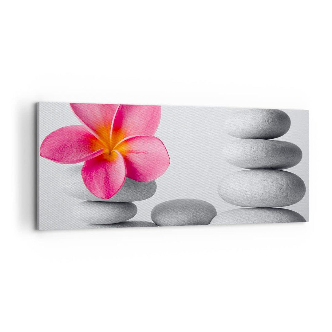 Wandbilder Dekoration Wohnzimmer Spa buddhismus ruhig blume Panorama Bilder auf Leinwand 120x50cm Le