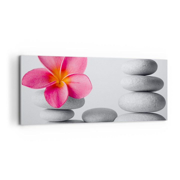 Wandbilder Dekoration Wohnzimmer Spa buddhismus ruhig blume Panorama Bilder auf Leinwand 120x50cm Le