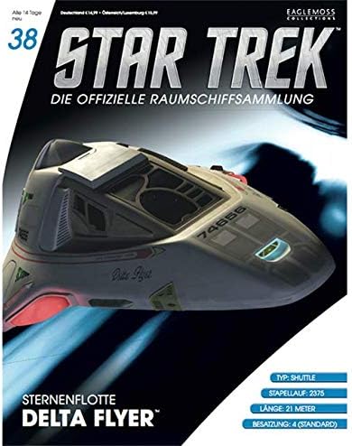 Eaglemoss Starfleet Delta Flyer Collection Modell - Star Trek die Offizielle Sammlung: Ausgabe #38 m