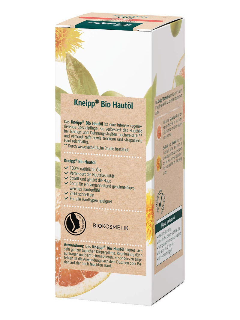 Kneipp Bio Hautöl, 2er Pack, 100ml 100 ml (2er Pack), 100 ml (2er Pack)