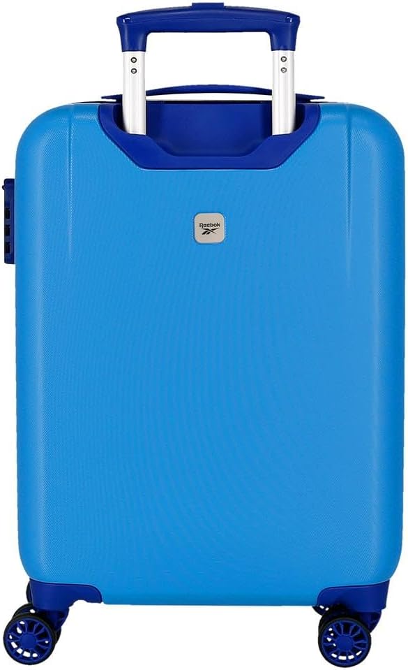Reebok Maveryck Kabinenkoffer Blau 38 x 55 x 20 cm Starres ABS Seitliches Zahlenschloss 34 L 2,86 kg