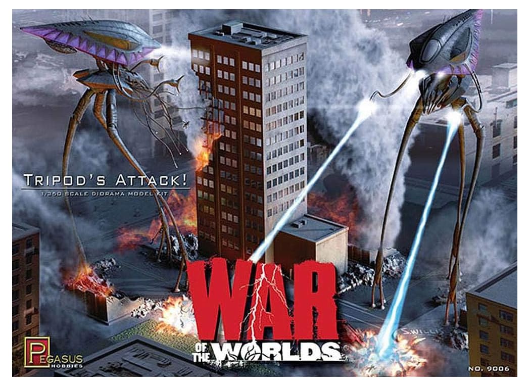 Pegasus 1/350 War of World, Tripods Attack