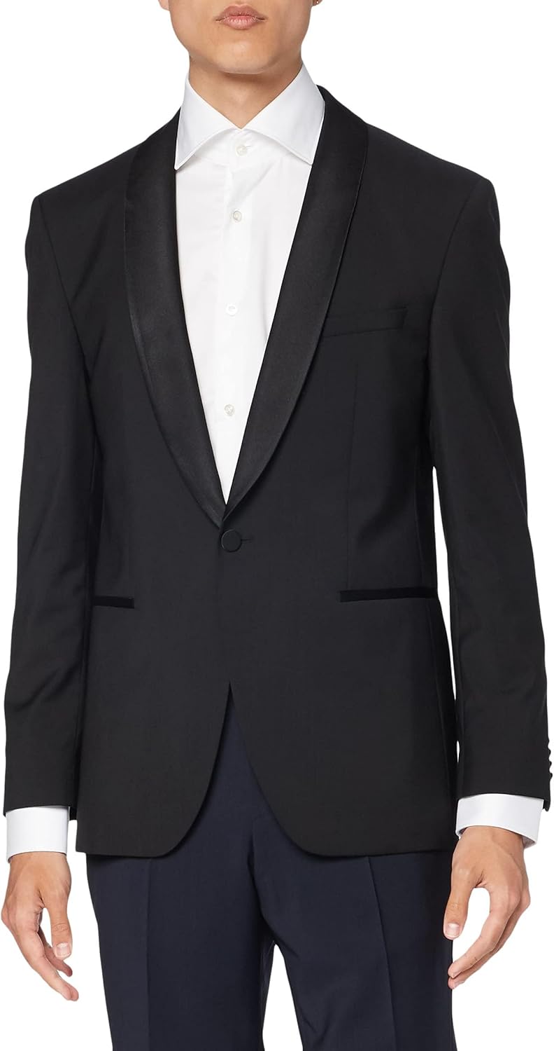 HUGO Herren Anzugjacke 102 Schwarz (Black 001), 102 Schwarz (Black 001)