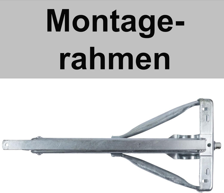 Ausdrehstütze Eckstütze aus Stahl Stützbein geeignet für Caravan Trailer PKW-Anhänger Abstützung Niv