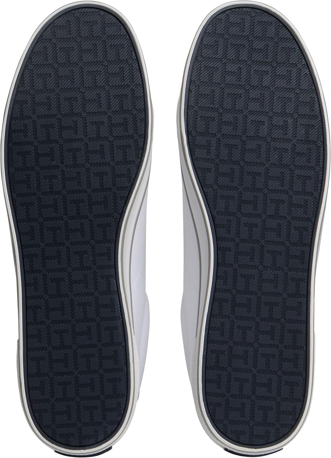 Tommy Hilfiger Herren Vulcanized Sneaker Schuhe, 39 EU Weiß