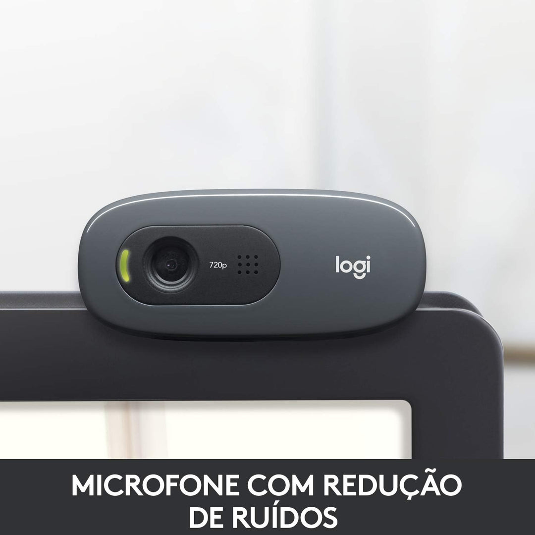 Logitech C270 Webcam (720p Videoqualität) schwarz