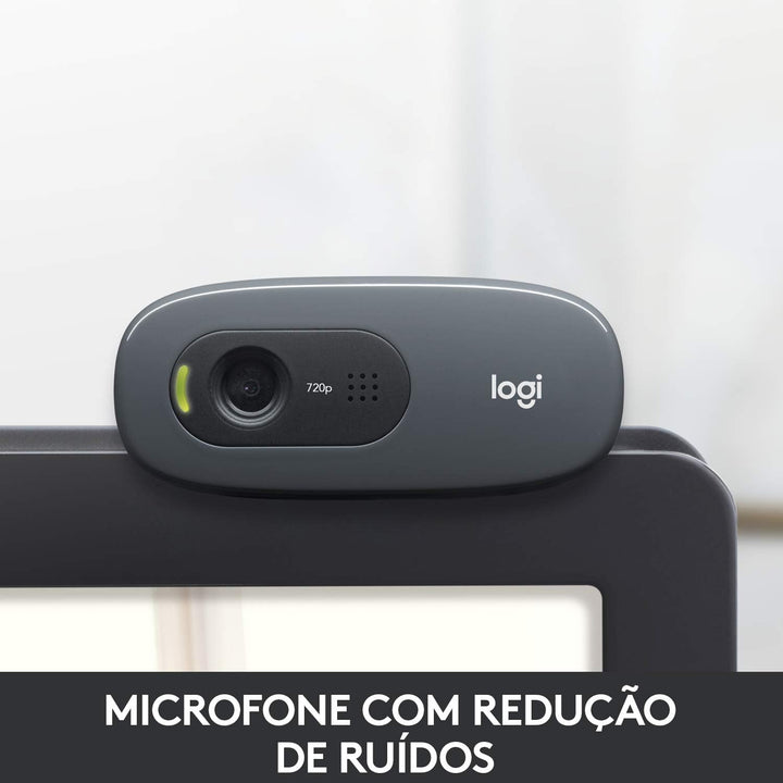 Logitech C270 Webcam (720p Videoqualität) schwarz