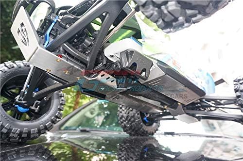 GPM for Traxxas E-Revo 2.0 VXL Brushless (86086-4) Stainless Steel Skid Plates for Front, Center, Re