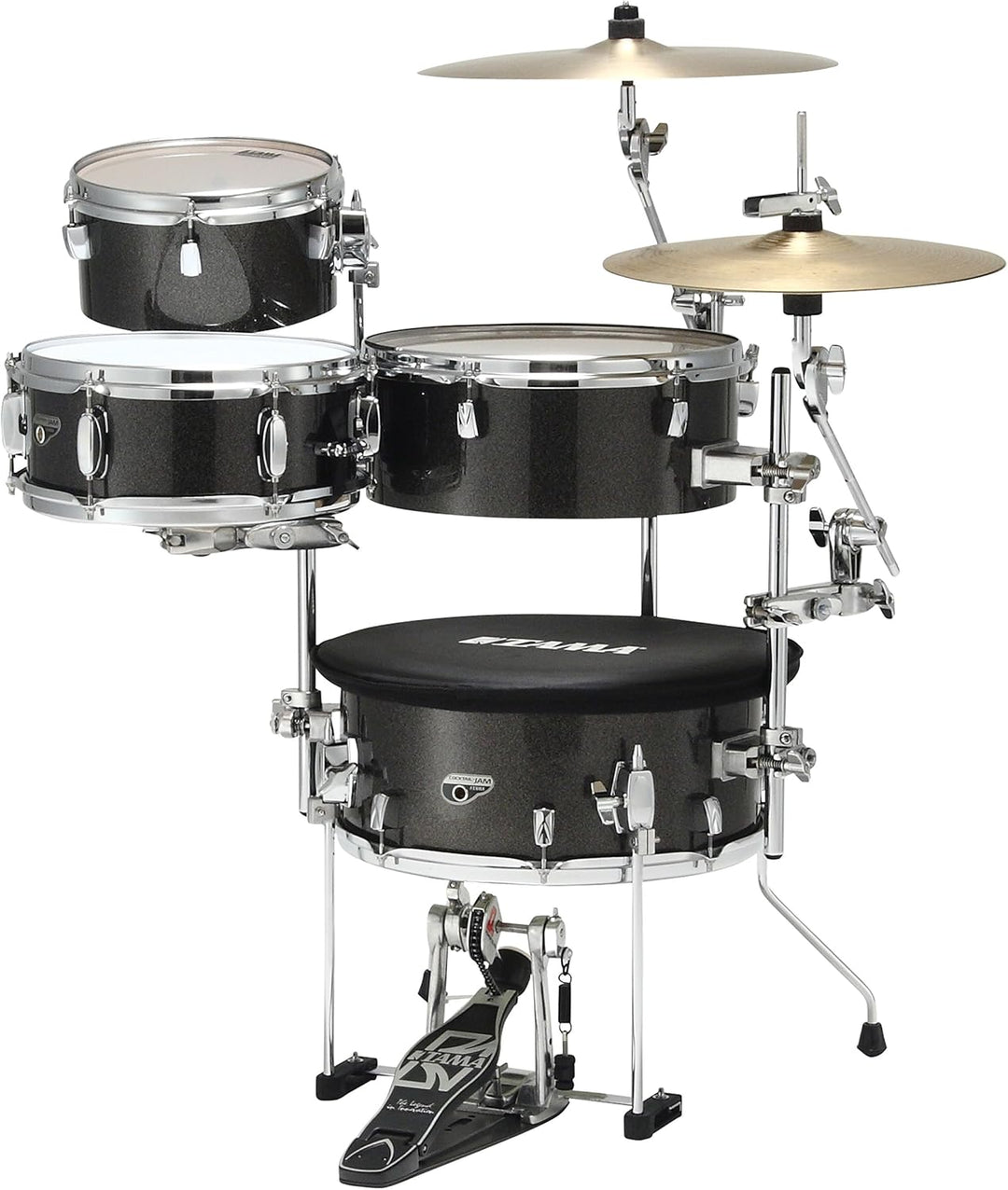 Tama Cocktail JAM Kit - Midnight Gold Sparkle (CJB46C-MGD), Midnight Gold Sparkle