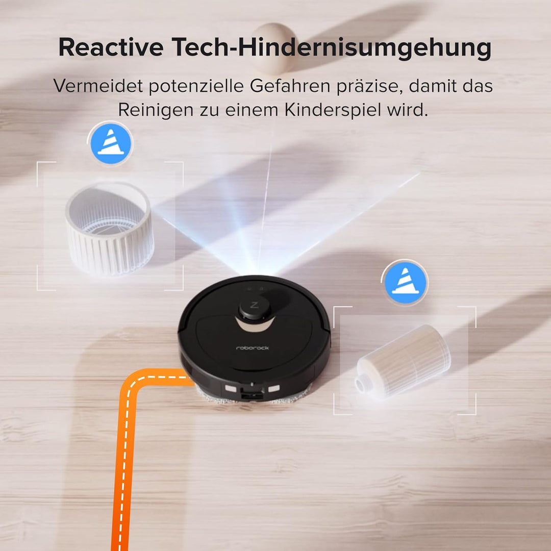 roborock Q Revo saugroboter mit wischfunktion,Extreme Saugkraft von 5500 Pa*,3D-Kartierung,Kartierun