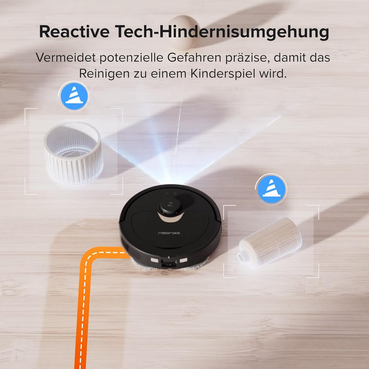 roborock Q Revo saugroboter mit wischfunktion,Extreme Saugkraft von 5500 Pa*,3D-Kartierung,Kartierun