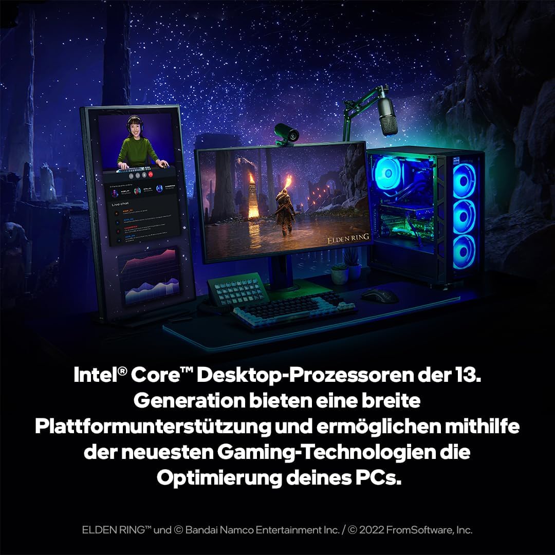 Intel® Core™ i7-13700K Desktop-Prozessor 16 Kerne (8 P-Kerne + 8 E-Kerne) 30M Cache, bis zu 5,4 GHz