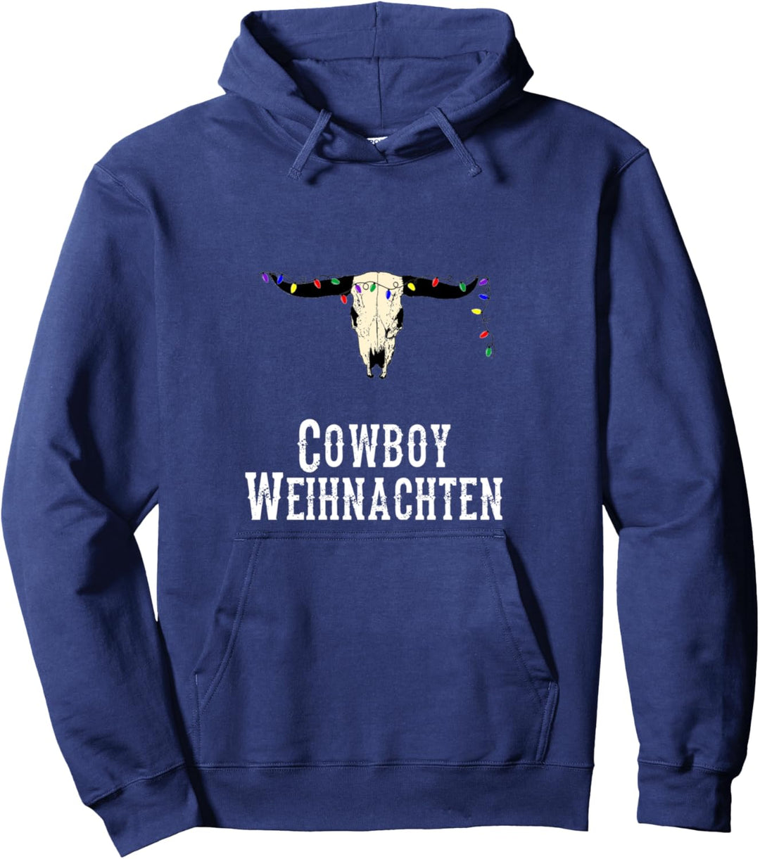 Cowboy Weihnachten Pullover Hoodie