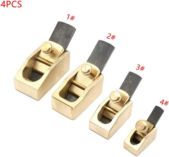 Geigenbauwerkzeug, Flachhobel, Handhobel, Holzbearbeitungshobel für Violinenhobel (1 Set/4 Stück)