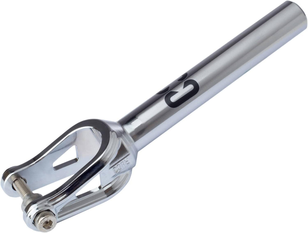CORE SL Stunt-Scooter Fork IHC Park Trick Tret Roller Ersatz Gabel + F26 Sticker Silber, Silber