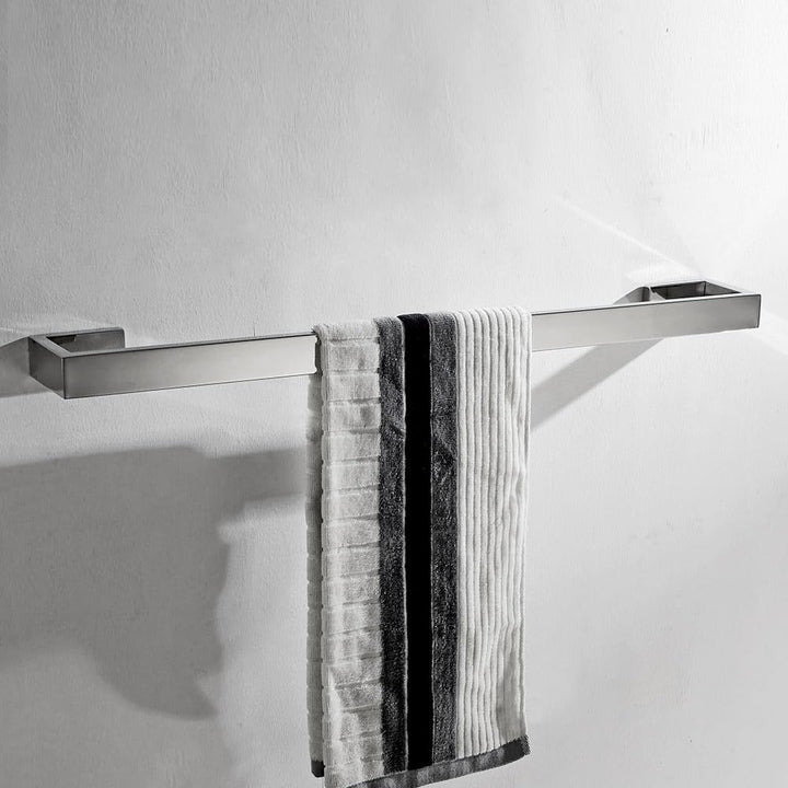 Flybath Handtuchstange Einzelschicht SUS 304 Edelstahl Stilvoller Handtuchhalter Wandmontage 60 cm,