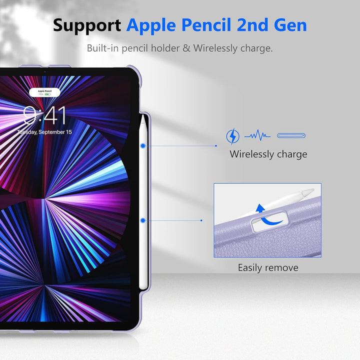 FINTIE Drehbare Schutzhülle kompatibel mit iPad Pro 11 Zoll (2022/2021/2020/2018, 4. / 3. / 2. / 1.
