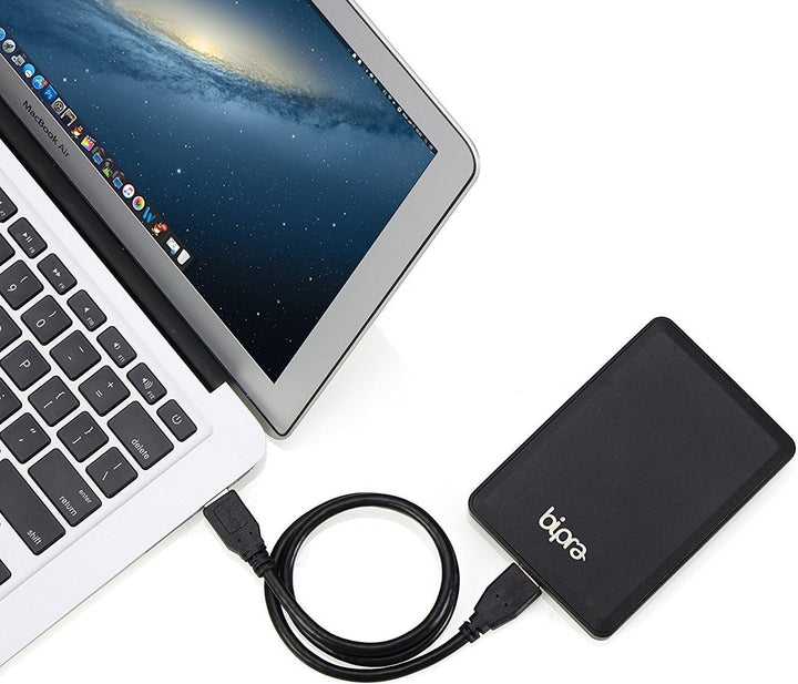 Externe Festplatte, portabel, U3, USB 3.0, NTFS, 6,4 cm/2,5 Zoll, Schwarz schwarz schwarz 500 GB