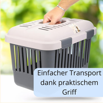Transportbox Oben Öffnen Hunde Katzen Kleintier Transport Box Katzenbox Hundebox Open Top Stressfrei