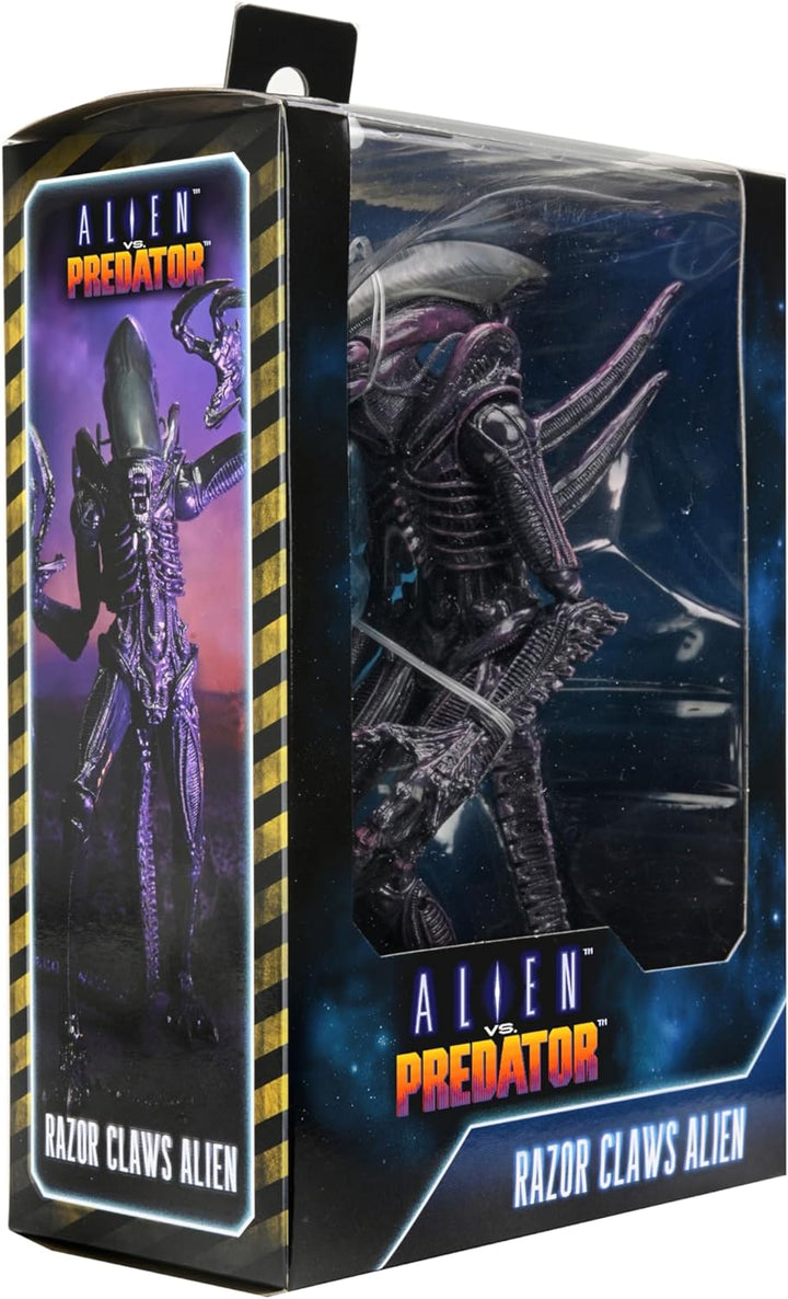 Alien 7" Actionfigur Razor Claws Alien vs. Predator grau, Bedruckt, 100 % Kunststoff, von NECA
