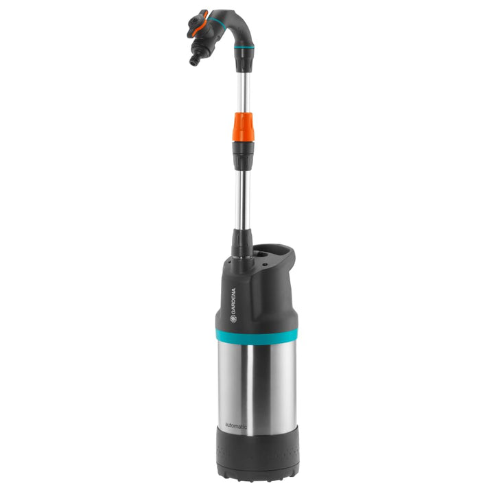 GARDENA Regenfasspumpe 4700/2 inox automatic: Tauchdruckpumpe mit integriertem Filter, Fördermenge 4