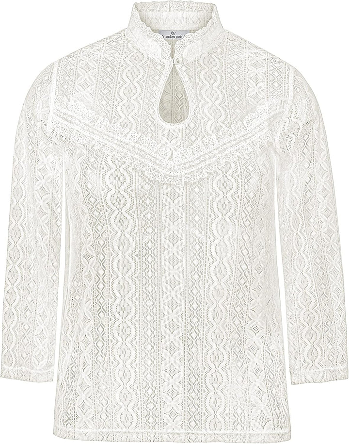 Stockerpoint Damen Nediva Bluse XS Creme, XS Creme