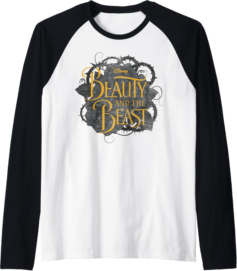 Disney Beauty & The Beast Thorn Wrapped Rose Raglan