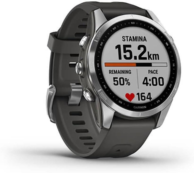 Garmin fenix 7 – GPS-Multisport-Smartwatch mit Farbdisplay und Touch-/Tastenbedienung, TOPO-Karten,