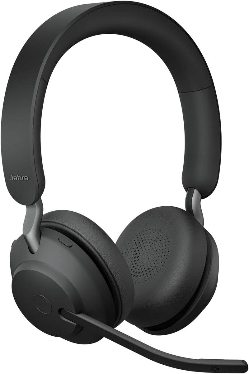 Jabra Evolve2 65 Wireless PC Headset – Noise Cancelling UC Certified Stereo Headphones With Long-Las