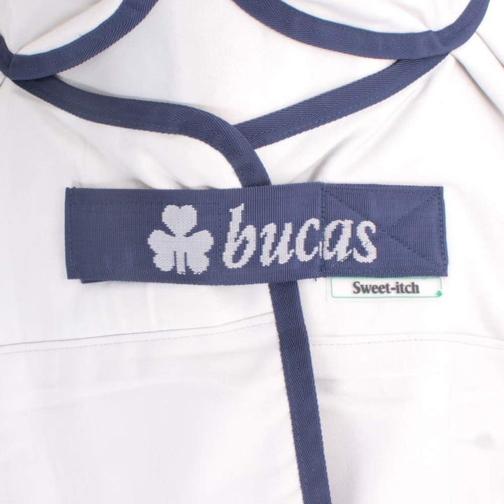 Bucas Sweet Itch Full Neck Fly Rug 6ft Silver Blue 135, 135