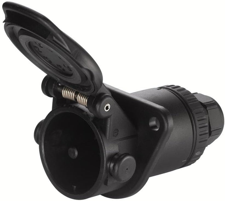 HELLA - Steckdose - 12V - 7-polig - Stecker: Rundstecker - DIN/ISO: 7638-2 - 8JB 011 895-001 für den