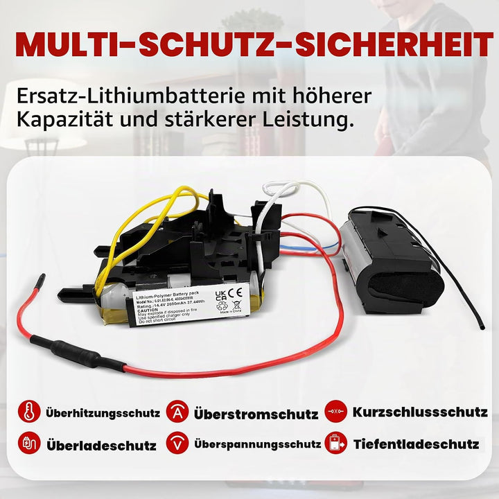 14,4V Akku für Electrolux AEG CX7-2-HO2, CX7-2-30DB, CX7-30IW,usw. Ersatz für Akku-Modell 4055420998