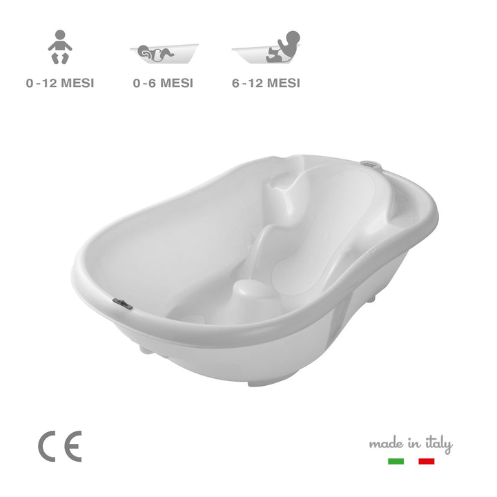 OK Baby N38086806X Onda Evolution - Baby-Badewanne, weiss