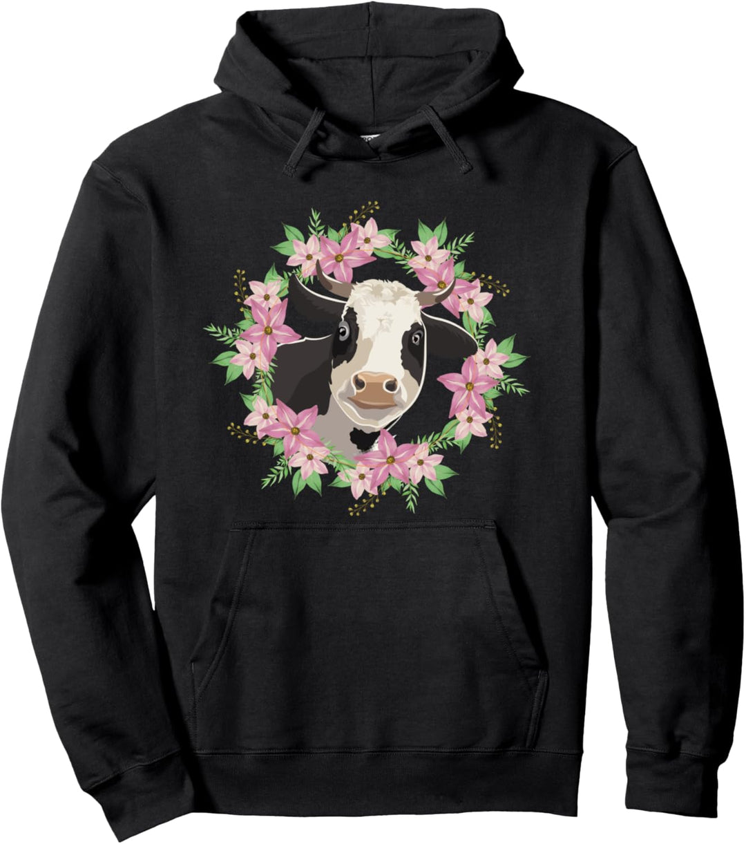 Schöne Kuh für Sennerin Pullover Hoodie