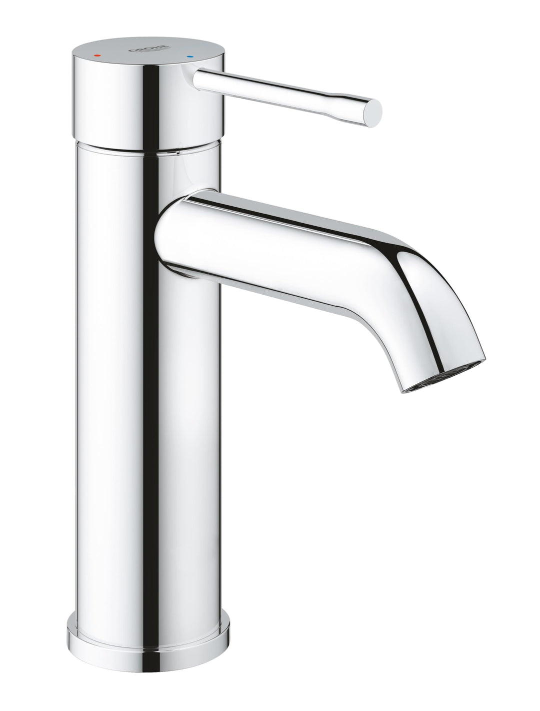 GROHE Essence - Einhand-Waschtischarmatur (wassersparend, Einlochmontage, langlebige Oberfläche), ch