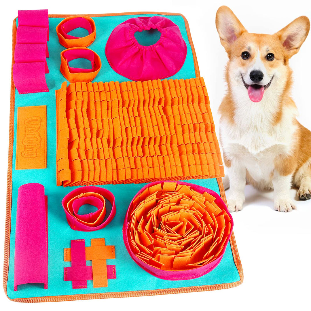 Vivifying Schnüffelmatte für Hunde, Interaktive Hundespielzeug für Langeweile und geistige Stimulati