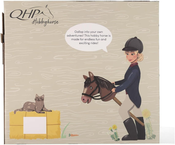 QHP Steckenpferd Hobby Horse (Grau), Grau